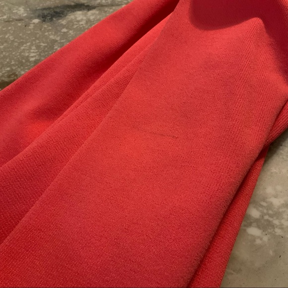 Knit Chic Coral Wood Bead Neckline Blazer Top Sz L - Picture 8 of 12